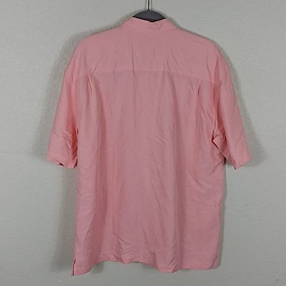 Hobie Hawaiian Style Button Down Short Sleeve Polo - Picture 2 of 15